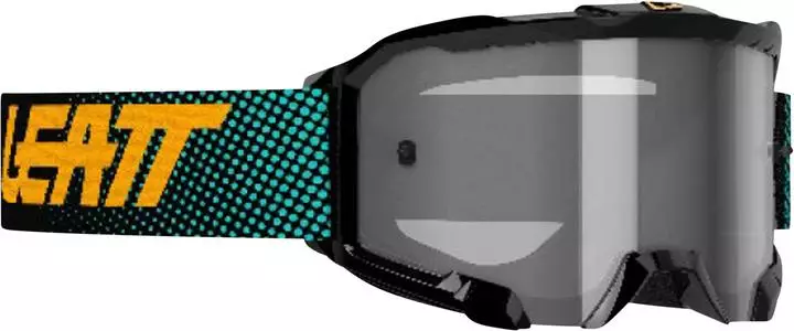 Ajolasit Leatt Velocity 4.5 Iriz, Musta/Vihreä, Hopea Peililinssi - MX Ajolasit - 3470 - 1