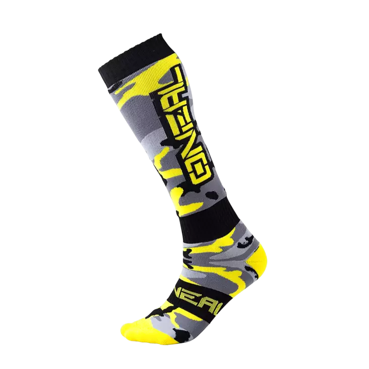 Ajosukat O'Neal Pro MX Hunter, Musta/Harmaa/Keltainen, One SIze - Ajosukat - 3640 - 1