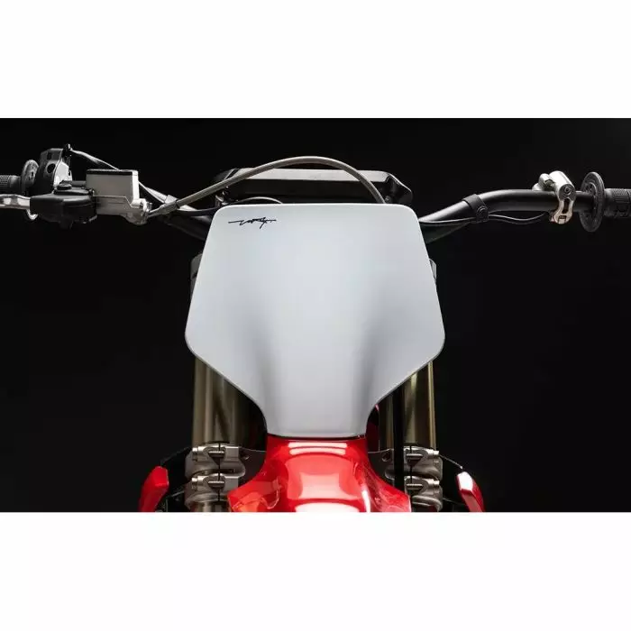 Etunumerokilpi Stark Varg, Valkoinen - Motocross Muoviosat - 3130 - 1