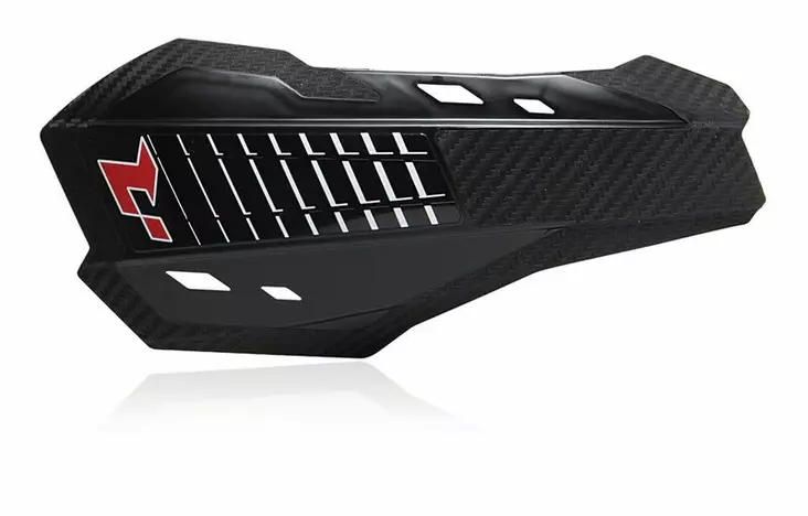 Käsisuojat Racetech HP2, Musta - Motocross Muoviosat - 4140 - 1