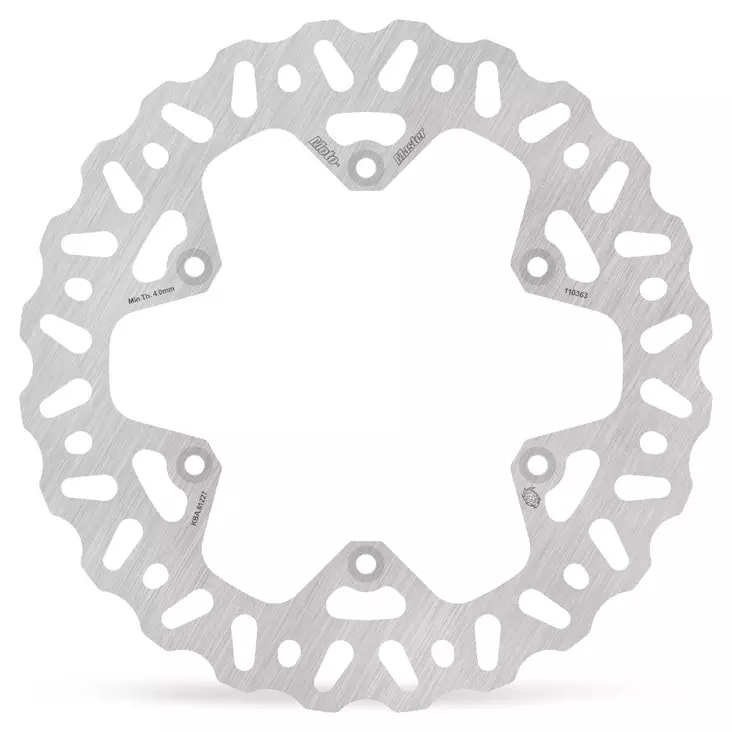 Moto-Master, Brake Disc Nitro, REAR, KTM 03-24 450 EXC-F/450 SX-F, 05 450 SMR, 07-14 450 SMR, 91-17 250 EXC, 18-22 250 EXC TPI/300 EXC TPI, 23-24 250 EXC/150 EXC/300 EXC/300 SX, 03-24 250 EXC-F/250 SX-F, 90-24 250 SX, 10-24 350 EXC-F/350 SX-F, 91-95 350/5 - Motocross Jarruosat - 1110 - 1