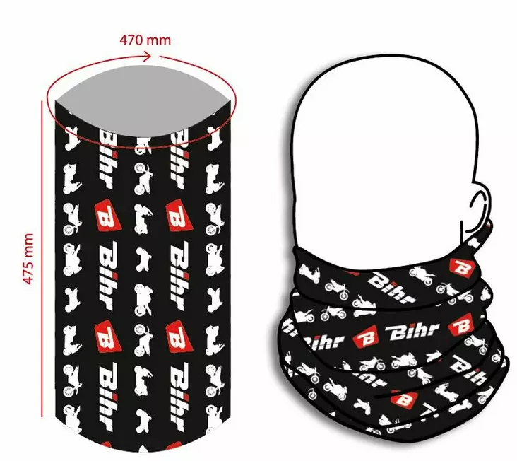 Tuubihuivi BIHR - Aluskerrastot - 4580 - 1