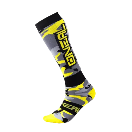 Ajosukat O'Neal Pro MX Hunter, Musta/Harmaa/Keltainen, One SIze - Ajosukat - 3640 - 1