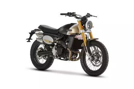 Caballero 500 Deluxe musta/kulta - Fantic -moottoripyörät - 980 - 2