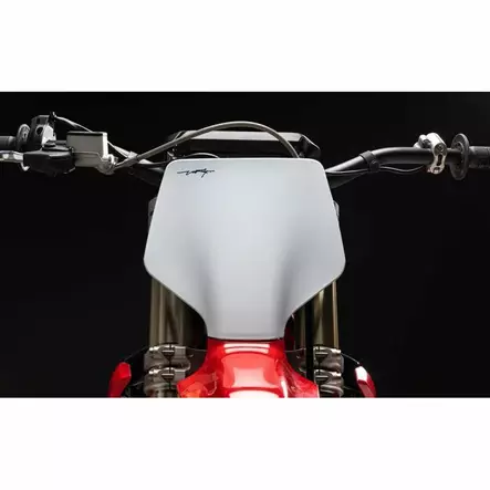 Etunumerokilpi Stark Varg, Valkoinen - Motocross Muoviosat - 3130 - 1