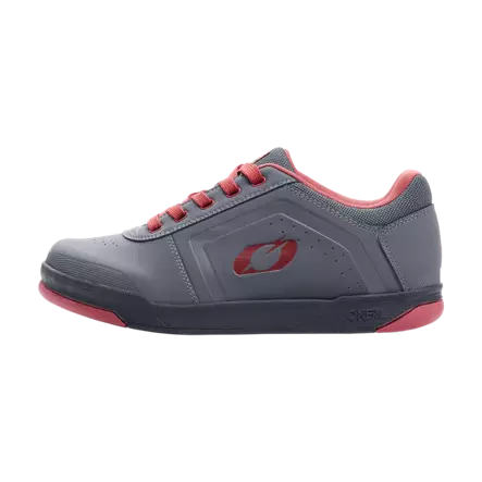 MTB Kengät O'Neal Pinned Flat Pedal, Harmaa/Punainen, 43 - MTB Ajovarusteet - 3860 - 2