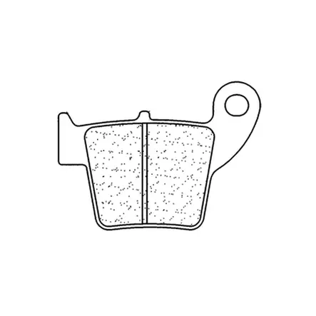 Takajarrupalat CL Brakes Sinter Metal, Honda CR/CRF - Motocross Jarruosat - 280 - 3