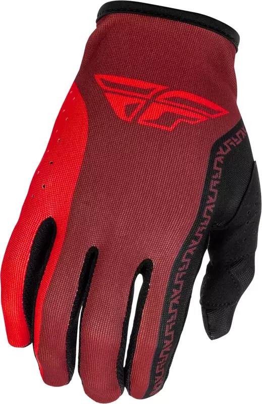 Ajohanskat Fly Racing Lite, Punainen/Musta, XL - MX Ajohanskat - 4831 - 1
