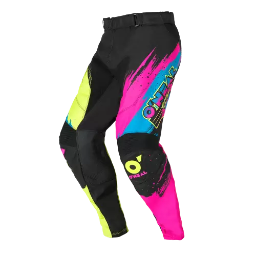 Ajohousut O'Neal Mayhem Reseda, Musta/Neon Keltainen, 32 - MX Ajohousut - 4641 - 1