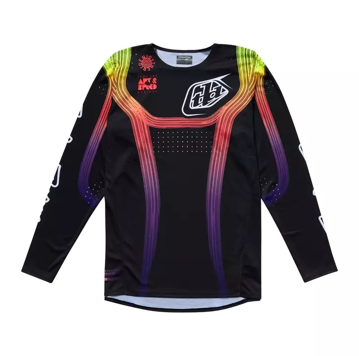 Ajopaita Troy Lee Designs SE Pro Stripes, Musta, L - MX Ajopaidat - 4321 - 1
