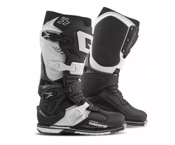 Ajosaappaat Gaerne SG22, Musta/Valkoinen, 41 - Gaerne- Crossisaappaat - 3301 - 1