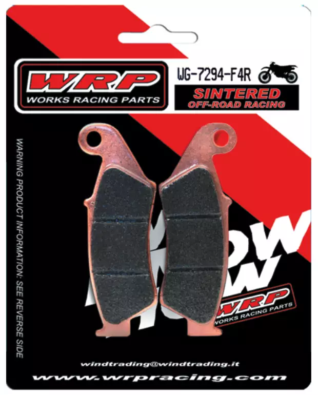 Etujarrupalat WRP Offroad Racing Sintered, Honda CRF250/450R - Motocross Jarruosat - 4551 - 1