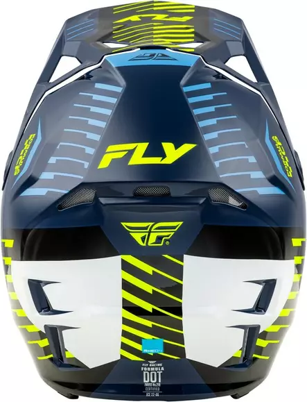 Kypärä Fly Racing Formula CP Slice, Sininen/Musta/Keltainen, M - Fly Racing Crossikypärät - 3141 - 2