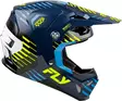 Kypärä Fly Racing Formula CP Slice, Sininen/Musta/Keltainen, M - Fly Racing Crossikypärät - 3141 - 4