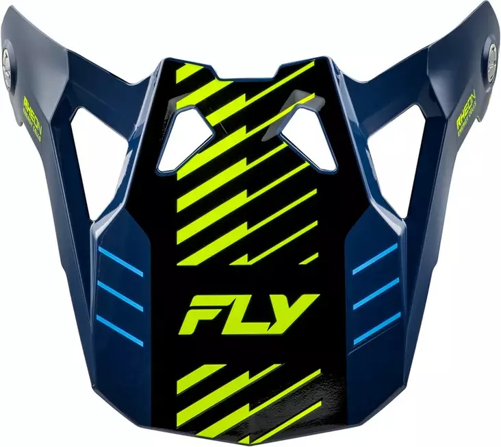 Lippa Fly Racing Formula CP Slice, Musta/Sininen/Keltainen, YL/L - Crossikypärät - 3222 - 1