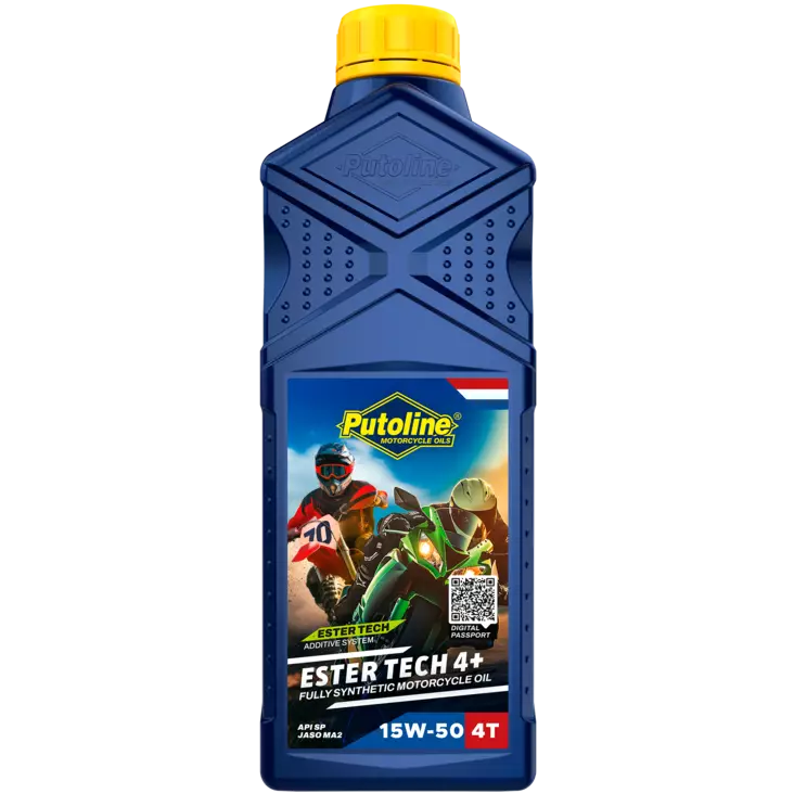 Moottoriöljy Putoline Ester Tech 4+, 15W50, 1L - MP 4T moottoriöljyt - 4672 - 1