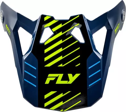 Lippa Fly Racing Formula CP Slice, Musta/Sininen/Keltainen, YL/L - Crossikypärät - 3222 - 1