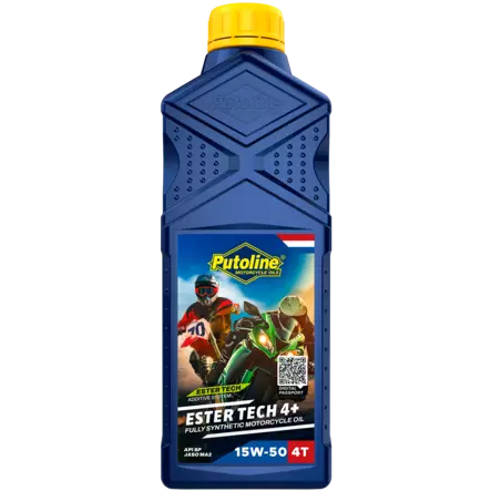 Moottoriöljy Putoline Ester Tech 4+, 15W50, 1L - MP 4T moottoriöljyt - 4672 - 1