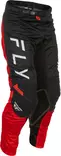 Ajohousut Fly Racing Kinetic Mesh, Musta/Punainen, 34 - Fly Racing MX Ajohousut - 3752 - 1