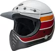 Kypärä Bell Helmets Moto-3 RSD Saddleback Satin/Gloss Valkoinen/Musta, L - Bell Helmets Crossikypärät - 4492 - 1