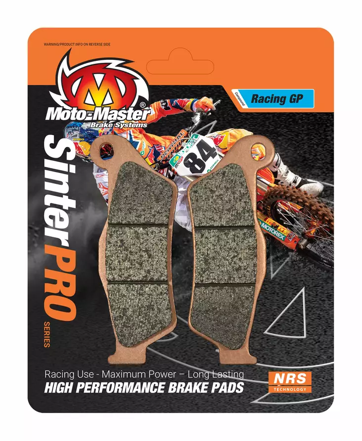 Etujarrupalat Moto-Master Sinterpro Racing GP, Yamaha 08-19 YZ450F, 08-21 YZ250, 07-20 YZ250F, 08-21 YZ125, FANTIC 21-23 XE 125, 21 XX 125 - Motocross Jarruosat - 1403 - 1