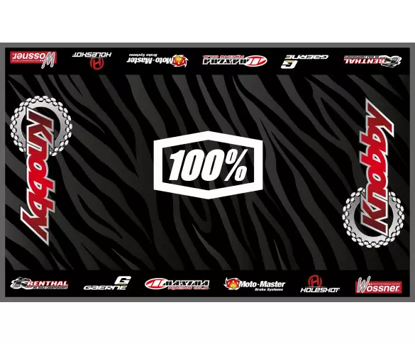 Varikkomatto Knobby, 160x100cm - MX Yleistarvikkeet - 3103 - 1