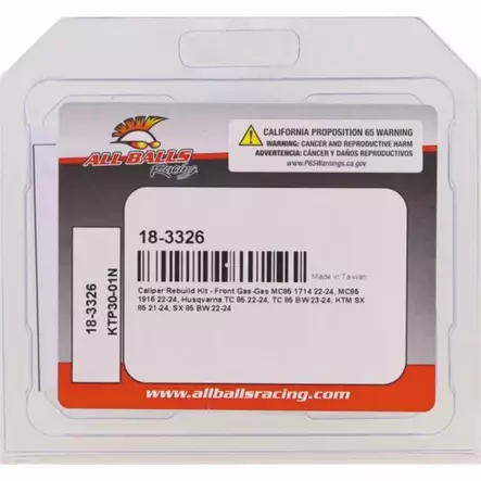 Etujarrusatulan Korjaussarja All Balls, KTM SX85 22- - MX Jarrujen tiivisteet - 4683 - 2