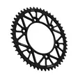 Takaratas JT Sprockets Racelite Aluminium 520, 47T, Musta, KTM SX/SXF - MX Takarattaat - 4073 - 3