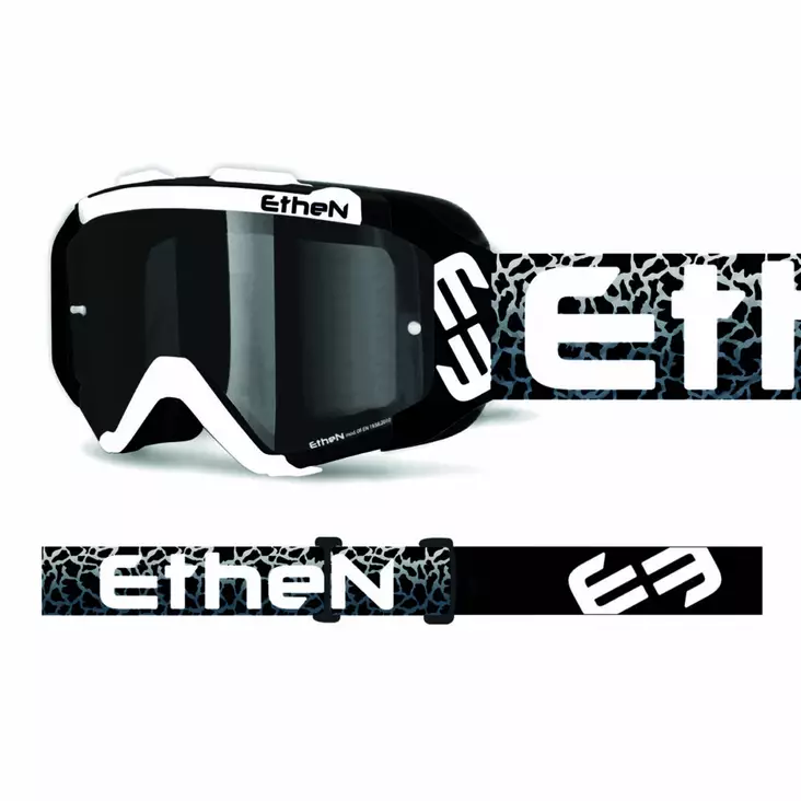 Ajolasit Ethen MX05R RacePack, Graphic Musta/Valkoinen - MX Ajolasit - 4804 - 1