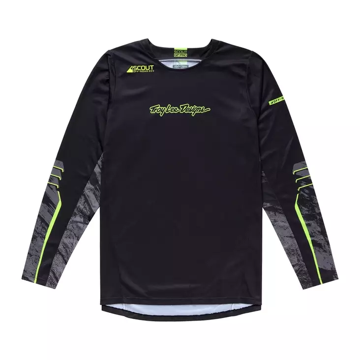 Ajopaita Troy Lee Designs Scout GP Pro Slab, Musta, XL - MX Ajopaidat - 4844 - 1