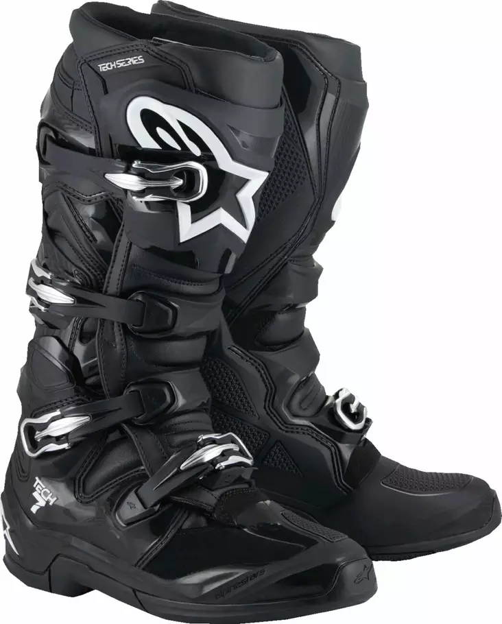 Ajosaappaat Alpinestars Tech 7, Musta, 12/47 - Motocross-saappaat - 3274 - 1
