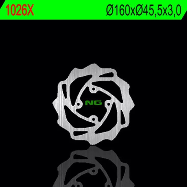 Takajarrulevy NG Brakes, Wave 160mm, SX/TC/MC65 - Motocross Jarruosat - 394 - 1