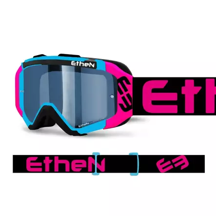 Ajolasit Ethen 05R, Sininen/Pinkki/Musta - MX Ajolasit - 3924 - 1