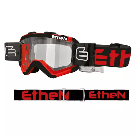 Ajolasit Ethen Mud Mask 05R 50mm, Musta/Punainen - MX Ajolasit - 3914 - 1