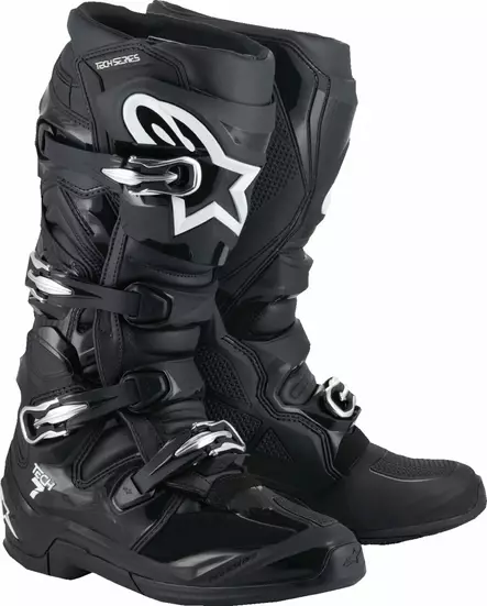 Ajosaappaat Alpinestars Tech 7, Musta, 12/47 - Motocross-saappaat - 3274 - 1