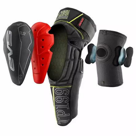 Polvisuojat EVS TP199, L/XL, Musta - MX Polvituet ja suojat - 1564 - 2