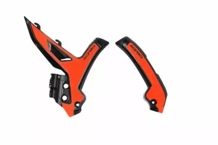 Runkosuojat Acerbis X-Grip, KTM SX/SFX 23/25, EXC/EXC-F 24/25, Musta/Oranssi - Motocross Muoviosat - 3454 - 1
