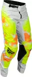 Ajohousut Fly Racing Kinetic Blur, Valkoinen/Neon Keltainen/Oranssi, 32 - Fly Racing MX Ajohousut - 5004 - 1
