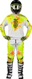 Ajohousut Fly Racing Kinetic Blur, Valkoinen/Neon Keltainen/Oranssi, 32 - Fly Racing MX Ajohousut - 5004 - 4
