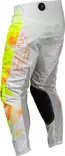 Ajohousut Fly Racing Kinetic Blur, Valkoinen/Neon Keltainen/Oranssi, 32 - Fly Racing MX Ajohousut - 5004 - 3