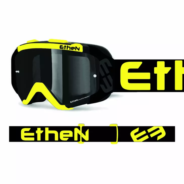 Ajolasit Ethen MX05R, Musta/Keltainen - MX Ajolasit - 4855 - 1