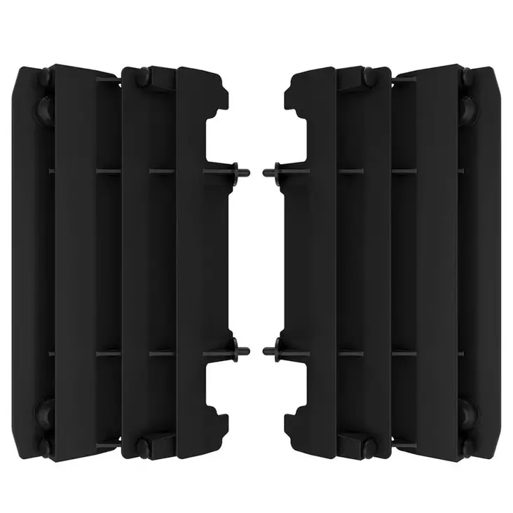 Jäähdyttäjän Muovit Polisport, Musta, Yamaha YZ125/250 06-21 - Motocross Muoviosat - 4575 - 1