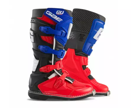 Ajosaappaat Gaerne GXJ, Musta/Punainen/Sininen, 39 - Motocross-saappaat - 3885 - 1