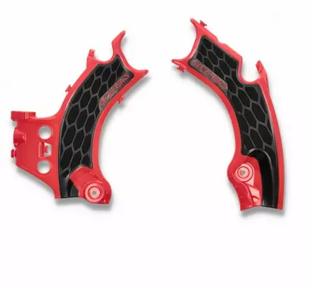 Runkosuojat Acerbis X-Grip, Musta/Punainen, Honda CRF250 22-24 CRF450 21-24 - Motocross Muoviosat - 3625 - 1