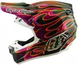 Kypärä Troy Lee Designs SE5 Carbon MIPS Torched, Musta/Liila, M - Crossikypärät - 4675 - 2