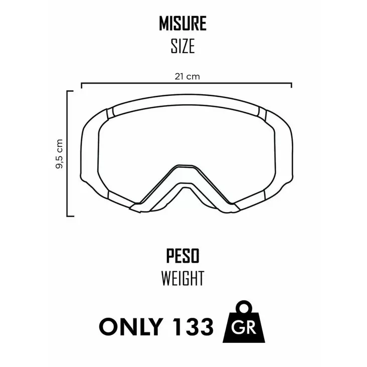Ajolasit Ethen 05PRIMIS Medium, Punainen/Valkoinen - MX Ajolasit - 3916 - 1