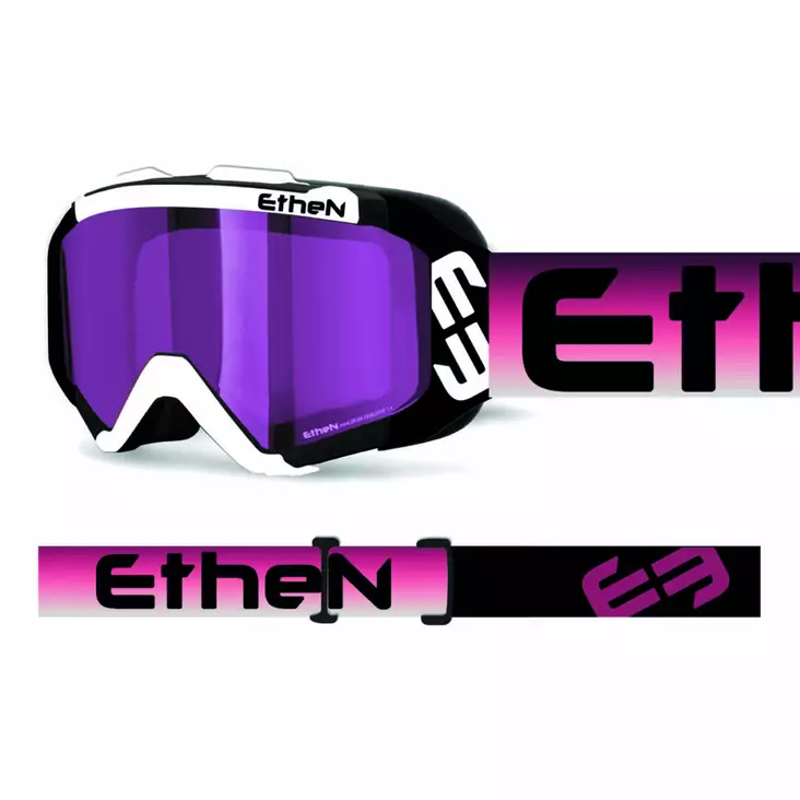 Ajolasit Ethen MX05R RacePack, Musta/Pinkki - MX Ajolasit - 4686 - 1