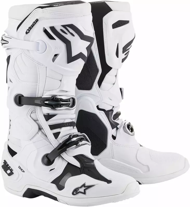 Ajosaappaat Alpinestars Tech 10, Valkoinen, Koko 9/43 - Alpinestars- Crossisaappaat - 4846 - 1