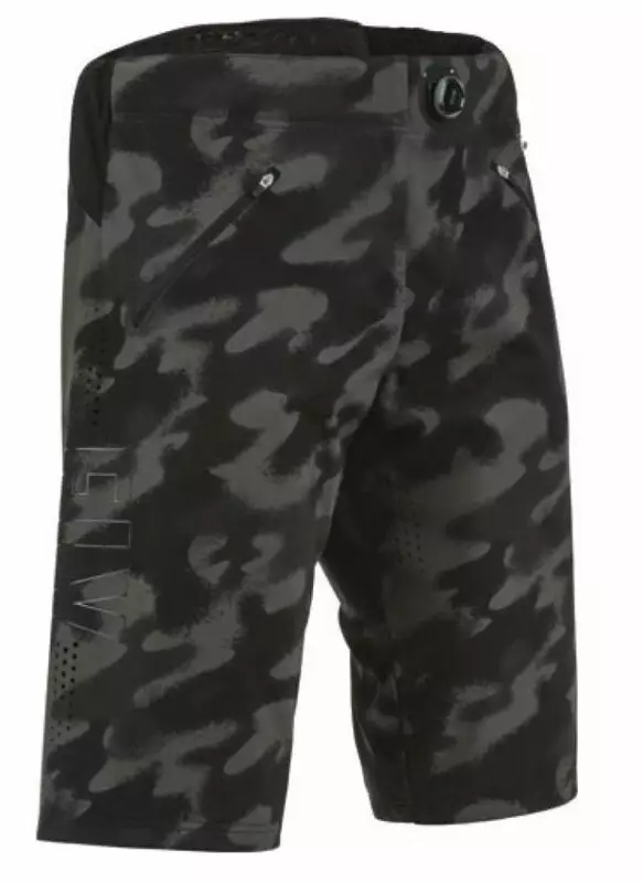 MTB Shortsit Fly Racing Radium, Camo/Harmaa, 30 - MTB Ajovarusteet - 1486 - 1