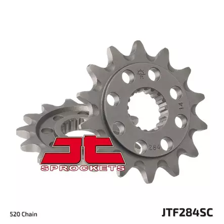 Eturatas JT Sprockets 520 Teräs, Honda CR250 -07/CRF250/450 -24 - MX Ketjut ja rattaat - 1291 - 1